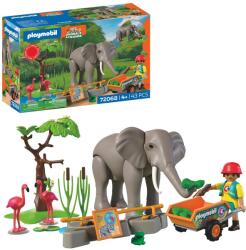 Playmobil Elefant cu Îngrijitor