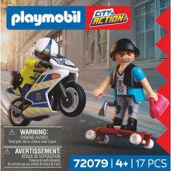 Playmobil Urmărire Motocicletă Figurina