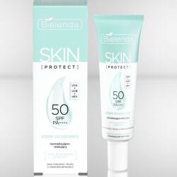 Bielenda SPF 50 napvédő krém, Bielenda, Skin Protect, normalizáló és mattító, 40 ml