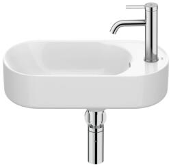 Roca Meridian mosdótál 50x27.5 cm négyszögletes klasszikus fehér fényes A327740000 (A327740000)