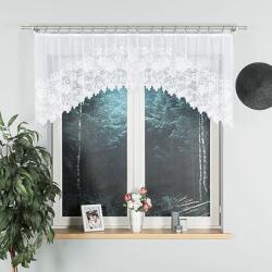 Markizeta Mintás függöny, Markizeta Demetria, poliészter, fehér, 250x80cm (MAR_69847)