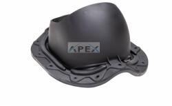 VILPE STEEL profilos átvezető elem - Fekete