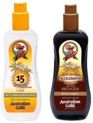 Australian Gold Szett Australian Gold Accelerator + Spray Gel SPF15 (5335110)