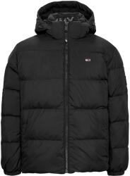 Tommy Jeans Tommy Jeans, Pihével bélelt télikabát kapucnival, Fekete, XL (DM0DM19786-BDS-XL)