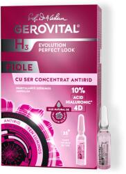 Gerovital H3 Evolution Perfect Look ampullák koncentrált ránctalanító szérummal hialuronsavval 10% 4D, 10 ampulla x 2 ml