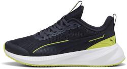 PUMA Puma, Flyer Lite 3 hálós sneaker oldalt logóval, Sötétkék, Limezöld, 38 EU (401526-02-5)