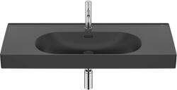 Roca Meridian mosdótál 100x46 cm négyszögletes klasszikus-beépíthető fekete matt A327746080 (A327746080)