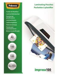 Fellowes Folie de laminare, 100 microni, A5, lucioasă, 100 buc, FELLOWES, 100 buc