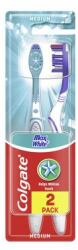 Colgate Max White fogkefe, 2 db-os szett, közepes, fehér színű
