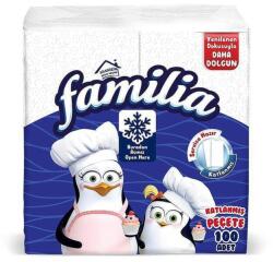 Familia Салфетки ФАМИЛИЯ, Сгънати, 100бр (6012268)