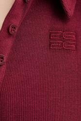 Gestuz тениска с яка дамска от памук с еластан GZdrew (10910593) - answear - 123,20 лв