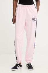 Juicy Couture pantaloni de trening pentru femei, cu bumbac CREST TRACKPANT PPY2-SPD11D_03A (JCSBJ126402)