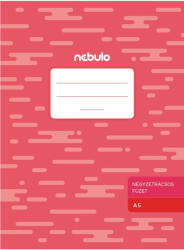 Nebulo Nebulo: Kockás spirál füzet A/5 (SF-ECO-A5-NR)