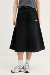 The North Face fustă din bumbac Twill PPY2-SDD0GF_99X (NF0A8DWYKY41)