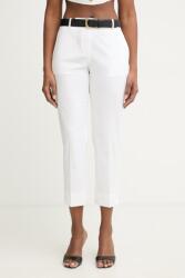 BOSS pantaloni carrot pentru femei, din bumbac cu elastan Tapria-Crop2 PPY2-SPD0W9_01X (50551937)