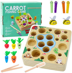LEAN Toys Drewniana Játék: Sörétes Halász Játék (12660)