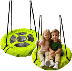 LEAN Toys Zöld kerti függő hinta - Bocian gniazdo 60 cm (26663)