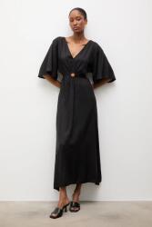 ANSWEAR viszkóz ruha - fekete S/M - answear - 20 990 Ft