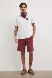Medicine chino férfi lyocellel - burgundia XL