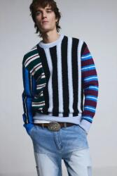 Desigual - MIXED STRIPES - Elegáns Férfi pulóver (26SMJF073006)