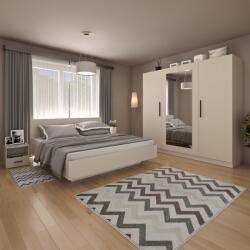 TEMPO KONDELA Set dormitor (pat 160x200 cm), caşmir, MATISA