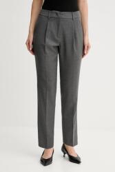 Weekend Max Mara gyapjú nadrág CALDAIA - szürke 34