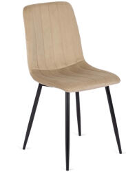 Mebel Elite IBIS szék, bézs, velúr (ME-IBIS-BZ-V-K)