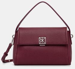Calvin Klein női műbőr keresztpántos táska - burgundia Univerzális méret - answear - 31 990 Ft