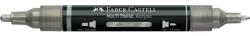 Faber-Castell Akril marker Faber-Castell Multimark 251 kétvégű 1-1, 2/2-3mm ezüst (185951)