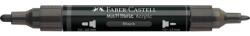 Faber-Castell Akril marker Faber-Castell Multimark 199 kétvégű 1-1, 2/2-3mm fekete (185999)