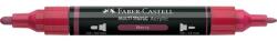 Faber-Castell Akril marker Faber-Castell Multimark 433 kétvégű 1-1, 2/2-3mm piros bogyó (185933)
