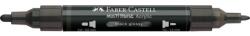 Faber-Castell Akril marker Faber-Castell Multimark 299 kétvégű 1-1, 2/2-3mm fényes fekete (185998)