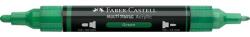 Faber-Castell Akril marker Faber-Castell Multimark 316 kétvégű 1-1, 2/2-3mm zöld (185916)