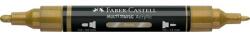 Faber-Castell Akril marker Faber-Castell Multimark 250 kétvégű 1-1, 2/2-3mm arany (185950)