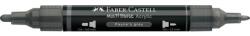 Faber-Castell Akril marker Faber-Castell Multimark 181 kétvégű 1-1, 2/2-3mm payne szürke (185981)