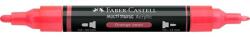 Faber-Castell Akril marker Faber-Castell Multimark 255 kétvégű 1-1, 2/2-3mm neon narancs (185955)