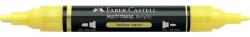 Faber-Castell Akril marker Faber-Castell Multimark 256 kétvégű 1-1, 2/2-3mm neon sárga (185956)