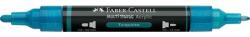 Faber-Castell Akril marker Faber-Castell Multimark 313 kétvégű 1-1, 2/2-3mm türkiz (FC185913)