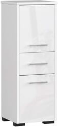  DULAP BAIE FIN COLOANĂ 30 2U 1S 85cm PK ALB LUCIOAS Comoda