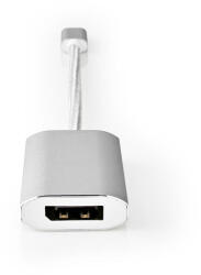 Nedis CCTB64480AL02 USB C (USB-C) - Displayport adapter, aranyozott csatlakozók, USB3.2 Gen 1, 4K@60Hz, 20 cm (CCTB64480AL02)