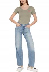 Guess Jeans Guess Zöld női póló Mini Triangle, L (W2YI44J1314)