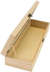  Natúr fa hosszúkás doboz 33x11cm - kosarbolt