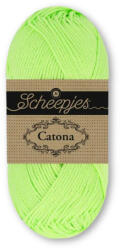 Scheepjes Catona 107 Fresh Lime - élénk zöld pamut fonal