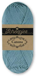 Scheepjes Catona 092 Steel Blue - acélkék pamut fonal