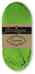 Scheepjes Catona 117 Basil - élénkzöld pamut fonal