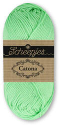 Scheepjes Catona 104 Mint Whisper - mentazöld pamut fonal