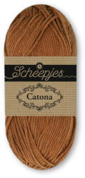 Scheepjes Catona 112 Fudge - karamell barna pamut fonal