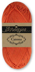 Scheepjes Catona 081 Clay Red - téglavörös pamut fonal