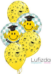 Héliumos luficsokor ballagásra , Congrats - Ingyenes GLS szállítással (LUFI656918)