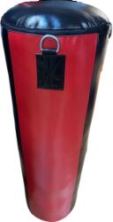 EvoGym ART Sac de box 150x40 cm bicolor Negru cu Rosu - umplut Sac de box